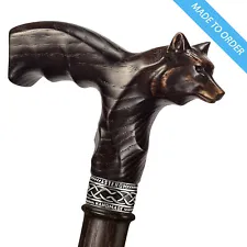 wolf head canes for sale