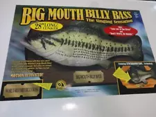 1999 Billy Big Mouth Bass Singing Dont Worry Be Happy 28" Lunker NIB Gag Gift