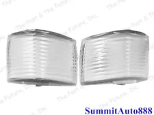 1968 Chevy Impala Front Fender Parking Light Lamp Lens Pair Right & Left 2PCS