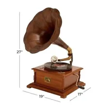 victrola with horn for sale