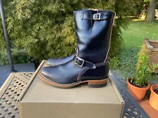 Wesco Boots Mister Lou Engineer Boots-Black Horsebutt-Size 10 E