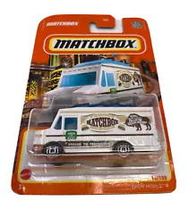 Matchbox ~ Chow Mobile II ~ White Food Truck ~ BayKeRee ~ 24/100 ~ Metal Base