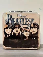 The Beatles For Sale Square Tin Tote Lunchbox Vandor #64570 2006 Apple Corps