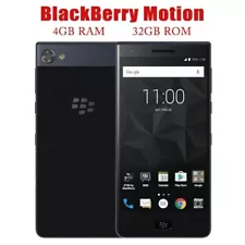 Original BlackBerry Motion 4GB+32GB 1-SIM WIFI Unlocked LTE 4G Black Smartphone