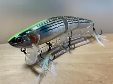 JACKALL Kawashi Mikey 140 chartback mullet stripe jointed swimbait fishing lure