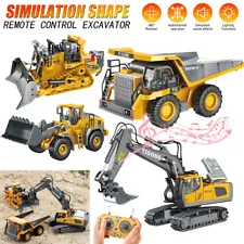 1:20 RC Truck Crawler Bulldozer Excavator Construction 2.4GHz Remote Control Toy