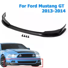 RTR Style Front Bumper Lip Spoiler Splitter For Ford Mustang GT V8 2013-2014