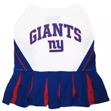 NFL NY GIANTS Cheerleader Outfit for Dogs/Cats - SIZE (M) Licensed