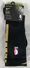 Nike Basketball Elite Quick Crew Mens Size 8-12 NBA TEAM Black Socks NBA Finals