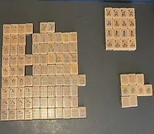 Vintage FRENCH IVORY Mahjong Tiles Beautiful Celluloid Tiles Sold Separately