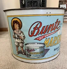 New ListingVintage Bunte Marshmallows Tin Large 11 3/4 X 9 3/8 Antique Bunte Brothers