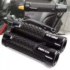 Black motorcycle Grips Handle Handlebar For SUZUKI GS500 GS500E GS500F 1989-2009 (For: 2001 Suzuki GS500)