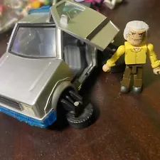 MiniMates Back to the Future II Time Machine Delorean and Doc Brown Toys R Us