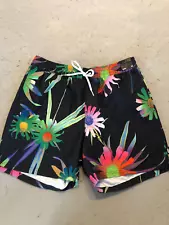 Vans Boardshorts Trunks Men's Medium New Primary Print Black Swimwear Trunks