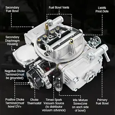 4 Barrel For Holley Quick Fuel Brawler Carburetor,600 CFM,4160,Electric Choke