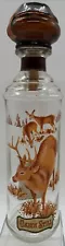 Vintage Stitzel Weller Bourbon Whiskey Deer Decanters Tax Stamp Empty