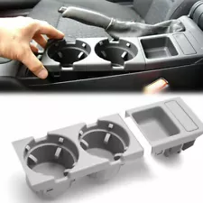 For BMW E46 323i 325i 328i 330i M3 51168248504 Gray Cup Holder W/ Coin Holder (For: BMW 330i)