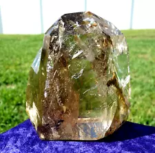 Smoky Citrine Quartz Dream Stone Crystal Point a WATER ENHYDRO ELESTIAL For Sale