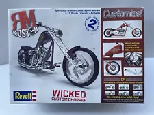 Revell RM Kustom Wicked Custom Chopper 1/12 Motor Cycle Model Kit (S3)