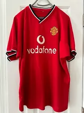 MANCHESTER UNITED HOME FOOTBALL SHIRT JERSEY #4, XL