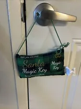 Santa Magic Key Pillow Door Hanger Christmas Ornament