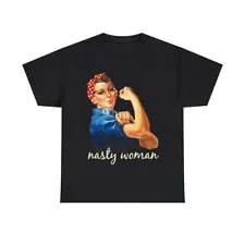 Retro Nasty Woman Graphic Tee Shirt, S-5XL