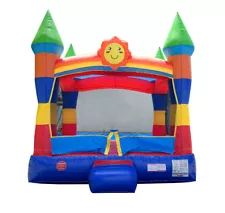 Pogo Crossover Inflatable Jumping Castle Bounce House With Blower Bouncy Jumper