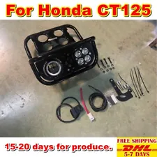 Black Headlight Front Light For Honda Ct125 Ct 125 Trial Hunter 2021 (For: 2021 Honda)