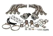 Big Block FOR Chevy Twin Turbo kit BBC 366 396 402 427 454 Package Huge Headers (For: Chevrolet)