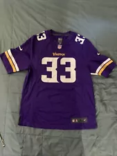 Minnesota Vikings Dalvin Cook #33 NFL Nike On Field Jersey Sz Large