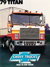 1979 Chevrolet Titan Semi Truck Original Sales Brochure