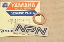 NOS Yamaha 1974-75 YZ250 YZ360 Gear Shift Cam Bolt Washer Gasket 431-18567-00