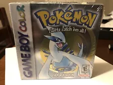 Pokémon Silver Version Nintendo Game Boy Color Factory Wrapped Sealed 2000