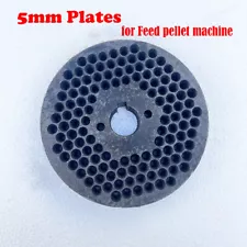 1 PC 5mm Plate for Animal Chicken Feed Pellet Mill Machine Easy Install & Remove