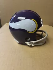 Minnesota Vikings custom riddell Throwback VSR4 2 Bar mini helmet