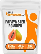 BulkSupplements Papaya Seed Powder - 500 mg Per Serving