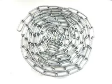 15 ft. Heavy Duty Metal Chain Rectangular Links Hardware Outdoor Kennel