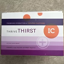 ð¥ AUTHENTIC Le-Vel Thrive Thirst IC Infused Caffeine 30 Packet Count SEALED BOX