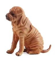 Shar Pei Dog Animal Toy PVC Action Figure Doll Kids Toys Party Gifts