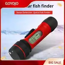 Ice Fish Finder Wireless Depth Digital Transducer Sensor Sonar Fishfinder Winter