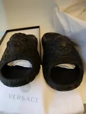 Versace Pool Slides Gomma Disegno Barocco Medusa US 13 EU 46 $525 retail