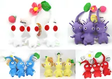 New 15PCS Pikmin Plush Toy Yellow Red Blue Flower Bud leaf Lovely Gift For Kids