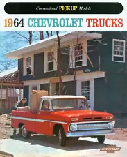 1964 CHEVROLET PICKUP TRUCK SALES BROCHURE