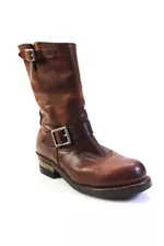 Red Wing Mens Leather Harness Motorcycle Boots Brown Sz 8.5 eBay Endless Runway