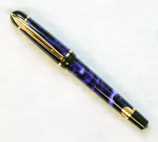 Waterman Phileas Nice Blue Marble Fountain Pen NOS