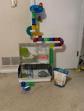 hamster cage with accessories