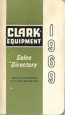 Sales Directory - Clark - Fork Lift Truck Company & Dealer Contacts 1969 (LT530)