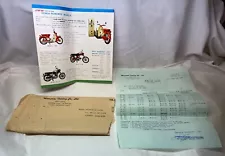 Vintage 1970 Company Dealer Renewed Honda Motorcycles W Prices Refurbished