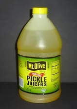 Pickle Juice Dill Pickles Brine Flavor 100% Kosher 64 Ounce Bottle SEALED! 05/25