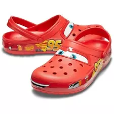 Crocs Lightning McQueen Classic Clogs Cars Disney Pixar All Size NEW NO LIGHT UP